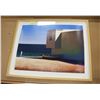 Image 1 : LARGE FRAMED SIGNED CANVAS PICTURE OF A HOUSE &