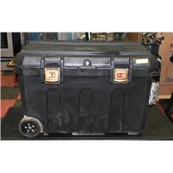 STANLEY ON WHEELS & PULL HANDLE TOOL BOX.