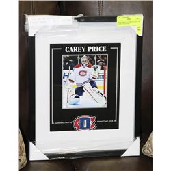 CAREY PRICE AUTHENTIC PIECE OF GAME USED STICK
