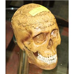 CARVED DECORATIVE SKULL