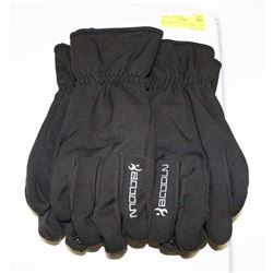 BOODUN LOT OF 2 XL  WINTER SKI GLOVES, WATERPROOF,