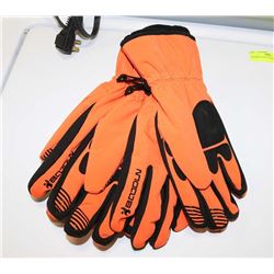 BOODUN LOT OF 2 XL  WINTER SKI GLOVES, WATERPROOF,