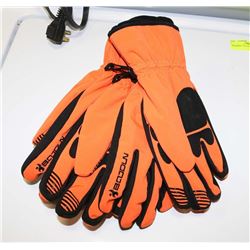 BOODUN LOT OF 2 MED WINTER SKI GLOVES, WATERPROOF,