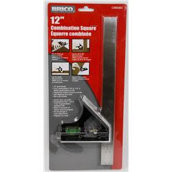 NEW! 12" COMBINATION SQUARE