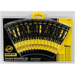 NEW! 14PC PRECISION SCREWDRIVER SET