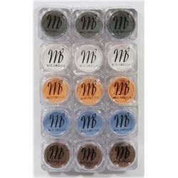 LOT  OF 15 MICABELLA NATURAL MINERAL EYE SHADOW