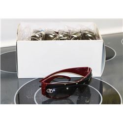 12 PAIRS OF CHANEL REPLICA WINE COLOR DESIGNER