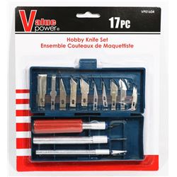NEW! 17PC HOBBY KNIFE SET