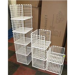 2 SETS OF 5 CUBES CLOSET ORGANIZERS