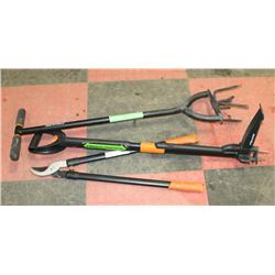 3 FISKARS GARDENING TOOLS
