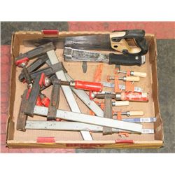 LOT OF ASSORTED CLAMPS