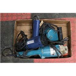MAKITA FINISHING SANDER MODEL B04510, HEAT GUN,