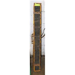 PAIR OF METAL FOLDING SAW HORSES.