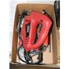 Image 1 : BOX WITH SKIL JIGSAW, CLAMPS AND STAPLER