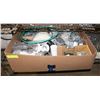 Image 1 : BOX OF ASSORTED ELECTRICAL AND CONSTRUCTION