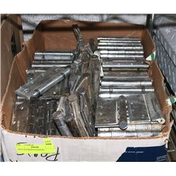 BOX OFASSORTED HINGES