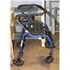 Image 1 : WALKER, WITH BRAKES  AND SEAT