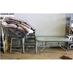 LOT OF PATIO FURNITURE AND MORE.