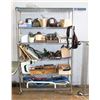Image 1 : RACK OF MISC HOUSEHOLD ITEMS.