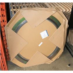 LOT OF 6 LARGE METAL GASKETS.