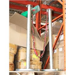 PAIR OF DIVIDER POLES.