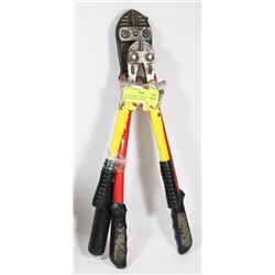 LOT OF 2 BOLT / LOCK CUTTERS & MASTERCRAFT PRYBAR