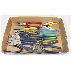 ESTATE FLAT OF PLIERS, CUTTERS & MORE