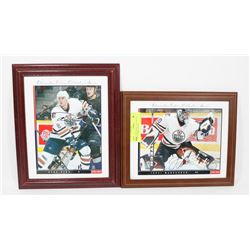 LOT OF 2 HOCKEY 8X10 PHOTOS - JUSSI MARKKANEN &