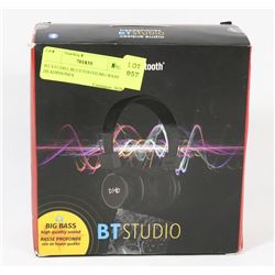 BT STUDIO, BLUETOOTH BIG BASS HEADPHONES