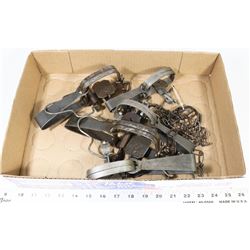 LOT OF 5 ANIMAL TRAPS.