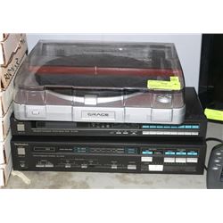 TECHNICS RECEIVERS AND TURNTABLE
