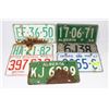 LOT OF ASSORTED VINTAGE LICENSE PLATES