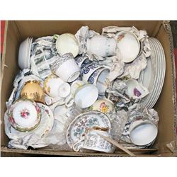 LARGE BOX OF ESTATE COLLECTION OF FINE