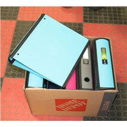 BOX W/10 QUALITY BINDERS - GENERAL,