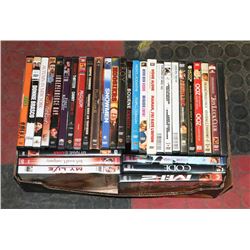 FLAT OF 32 DVD'S.