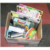 Image 1 : MISC KIDS LOT, ALL CRAFT SUPPLIES AND MUSICAL TOY.