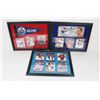 Image 1 : LOT OF 3 CONNOR MCDAVID FRAMED CARD PICTURES.