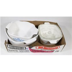 3 MATCHING CORNING WARE BAKEWARE PIECES
