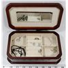 Image 1 : JEWELLERY BOX WITH STERLING SILVER .925 CONTENTS