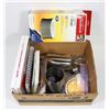 Image 1 : BOX OF BAR SUPPLIES INCL. LIQUOR STOPPERS,
