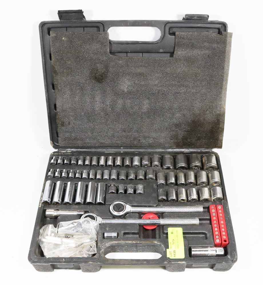 Socket Set Hard Shell LARGE SOCKET SET IN HARD CASE - Kastner Auctions