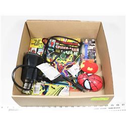 SUPER HEROS COLLECTOR LOT INCLUDES SPIDERMAN