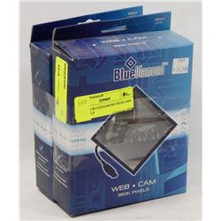 LOT OF 2 BLUEDIAMOND WEBCAMS 350 PIXELS