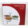 Image 1 : CORDON BLEU SIMPLY SERVING SET.