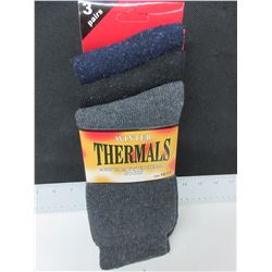 3 New pairs Men's Winter Thermal Socks / USA 10-13