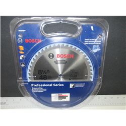 New Bosch Carbide Crosscut Blade 48 teeth Professional series 8 1/2" 5/8 arbor