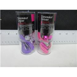 2 New Dinosaur Driver Headphones / they are a Zipper