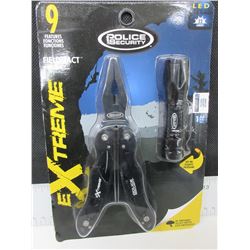 New Extreme Police Security Multi Tool & Flashlight 9 features