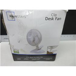 6 inch Desk Fan with clip