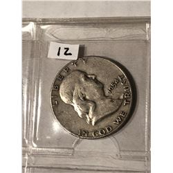 1954 S Franklin Silver Half Dollar Nice Early Silver US Coin